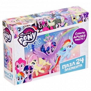 Мини-пазл My Little Pony, 24 элемента, МИКС