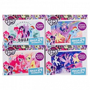 Мини-пазл My Little Pony, 24 элемента, МИКС