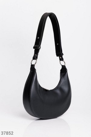 Трендовая сумка-мини черного цвета