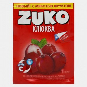 Растворимый напиток ZUKO Клюква 25 г