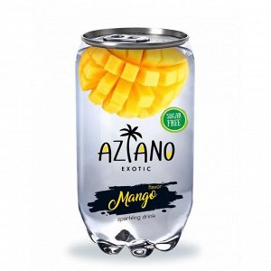 Вода газированная Aziano, манго, 350 мл