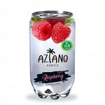 Вода газированная Aziano, малина, 350 мл