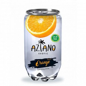 Вода газированная Aziano, апельсин, 350 мл