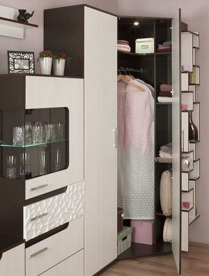 WYSPAA 5 (гостиная) Шкаф для одежды и белья + ФАСАД Бодега