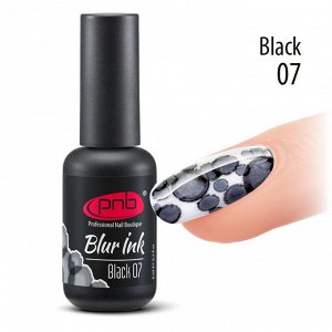 Акварельные капли-чернила PNB Blur Ink 07 Black 4 мл