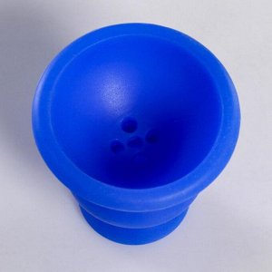 Чаша для кальяна силиконовая «Классика. Гармошка», 6 ? 6 см, радужная