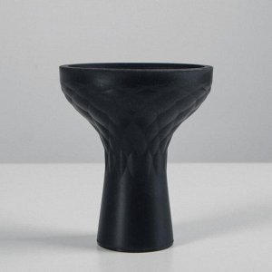 Чаша, силикон  8х10 см, d-2 см, черный