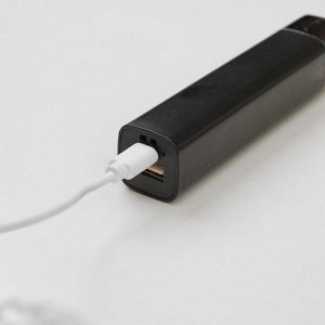 Фонарь ручной аккумуляторный 3 Вт, 800 мАч, USB, 3 режима 12х2.5 см