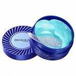 BIOAQUA Haematococcus Pluvialis  Гидрогелевые патчи под глаза с пептидами голубой меди 80г/60шт