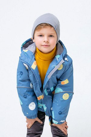 Куртка демисезонная утепленная для мальчика Crockid ВК 30084/н/2 ГР