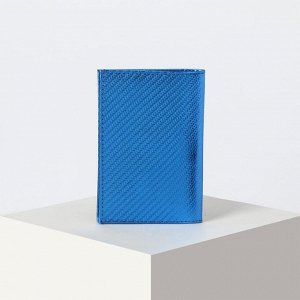 Обложка для паспорта, цвет синий МИКС