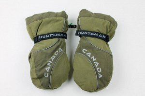 Рукавицы зимние Huntsman Канада (цв. хаки/графит, тк. Finlandia)