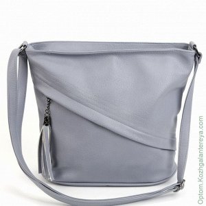 Женская сумка 6773 ГрейБлу серый голубой