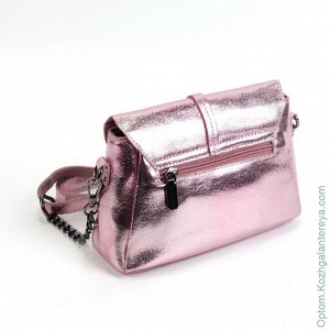 Женская кожаная сумка 8074М Пинк розовый