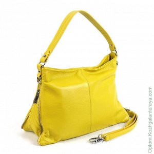 Женская кожаная сумка 9655 Елоу желтый