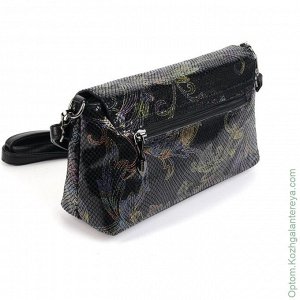 Женская кожаная сумка 1814 МХ-01 черный