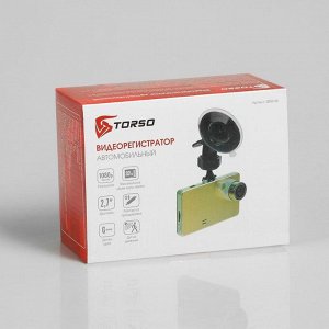 Видеорегистратор TORSO Premium, HD 1920x1080P, TFT 2.7, обзор 90°
