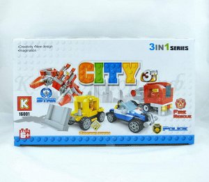 Конструктор K-City building blocks 3in1 4D (8видов) (№16001)