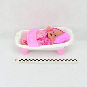 Кукла Пупс набор Good Baby 24см(пупс в ванной+акс)(пакете) 2 вида (6622-15)