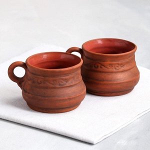 Чайный набор "Ариель", 3 предмета, чайник 0.5 л, 2 кружки 0.15 л