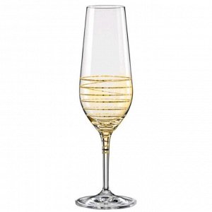 Набор бокалов для шампанского «Аморосо», 200 мл, 2 шт.
