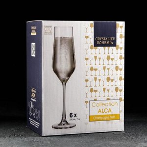 Набор бокалов для шампанского Alca, 220 мл, 6 шт