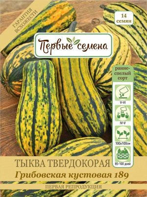 Тыква твердокорая Грибовская кустовая 189