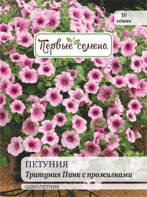 Петуния Тритуния Пинк с прожилками