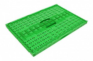 Ящик складной Зелёный 600*400*215мм (25кг)