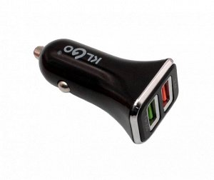 Сетевой USB адаптер Автомобильный 2,4А KLGO ТС-01