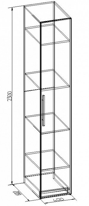 BAUHAUS 7 (спальня) Шкаф для белья