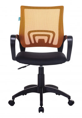 Кресло Бюрократ CH-695NLT оранжевый TW-38-3 сиденье черный TW-11 сетка/ткань крестовина пластик