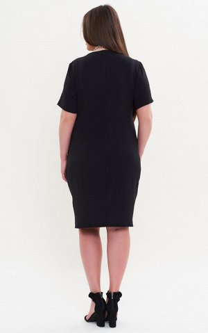 Платье Цвет: черный
Коллекция: Осень/Зима
Состав: 40%-вискоза; 55%-полиэстер; 5%-эластан
Длина: от 109 см
