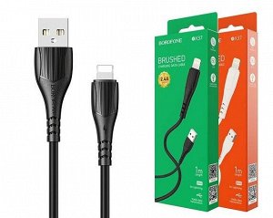 Кабель Borofone BX37 Lightning - USB черный