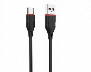 Кабель Borofone BX17 Type-C - USB черный, 1м