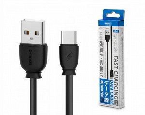 Кабель Remax RC-134a Type-C - USB черный, 1м