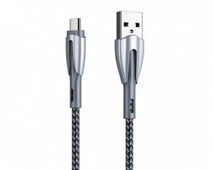 Кабель Remax RC-162a Type-C - USB 3А серебро, 1м