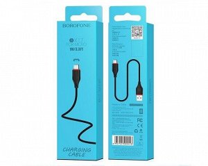 Кабель Borofone BX17 microUSB - USB черный, 1м