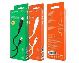 Кабель Borofone BX37 microUSB - USB белый, 1м