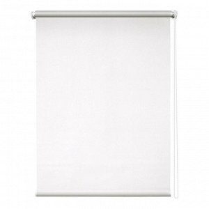 Рулонная штора блэкаут «Сильвер», 72 х 175 см, цвет белый