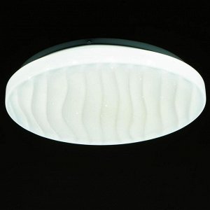 Люстра с ПДУ CL-150 LED 54Вт 2700-6500К диммир., с ночником, белый, d=34см, h=7см