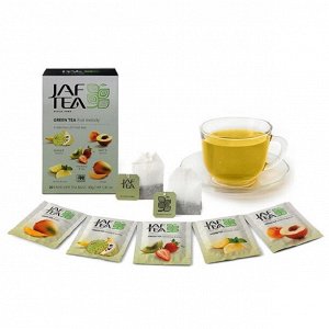 Чай зеленый Мелодия вкусов Jaf Tea FRUIT MELODY, 20пак*2г