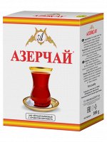 АЗЕРЧАЙ листовой черный байховый c ароматом бергамота 100г