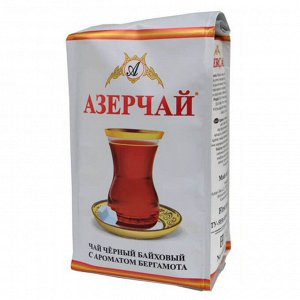 Чай Азерчай бергамот черный листовой 250г