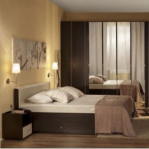 BERLIN 31 (спальня) Кровать со стационарным основанием (1800) металл