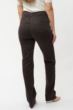 Слегка приуженные коричневые джинсы (ряд 48-60) арт. M-SS73155-4108-5
