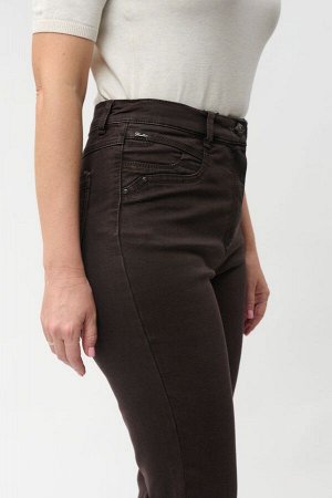 Слегка приуженные коричневые джинсы (ряд 48-60) арт. M-SS73155-4108-5