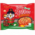 Лап.&quot;Hot Chicken Flavor Ramen BULDAK KIMCHI&quot; со вкусом острой курицы и кимчи 135гр