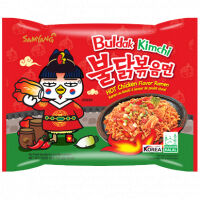 Лап."Hot Chicken Flavor Ramen BULDAK KIMCHI" со вкусом острой курицы и кимчи 135гр