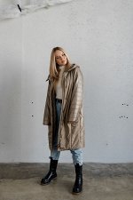 Куртка деми цвет &quot;оливковый&quot;